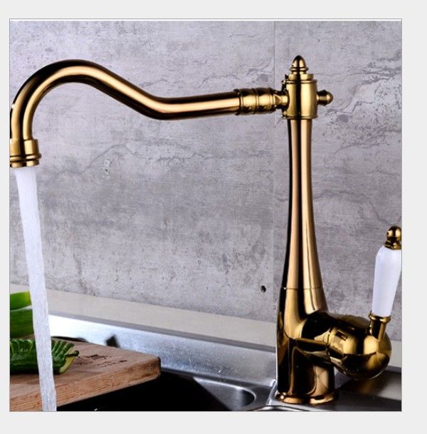 Grifo de cobre ORB negro manijas dobles grifo mezclador para fregad 