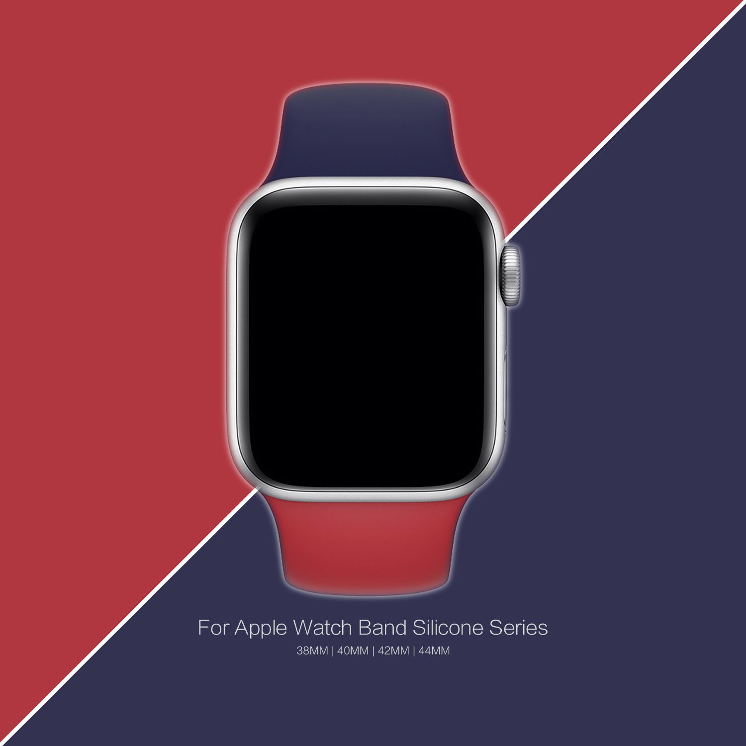 Double Color Soft Silicone Bracelet For Apple Watch Band 38mm 40mm 42mm 44mm Apple Iwatch Strap Series 1 2 3 4 5 Wrist Watch Bands 22mm Watch Band From Leyoungs 1 72 Dhgate Com