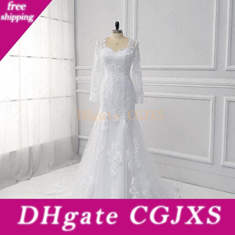korean simple wedding dress