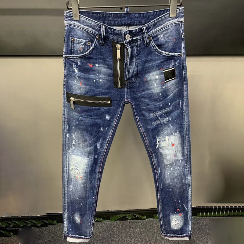 Compra Dsquared2 Jeans Vaqueros Para Hombre Del Diseñador Pantalones De  Mezclilla Rasgados Negros Mejor Versión Flaca Roto H4 Italia Moto Marca  Rock Revival Motocicleta Barato | Entrega Rápida Y Calidad | Es.Dhgate