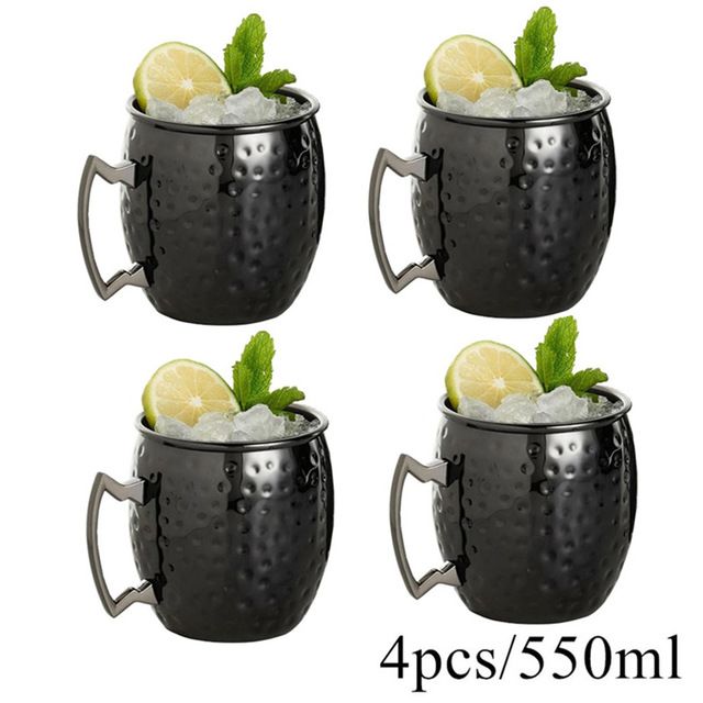 4pc 550ml черный