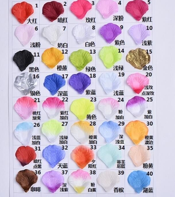 couleur de la marque 100pcs / set