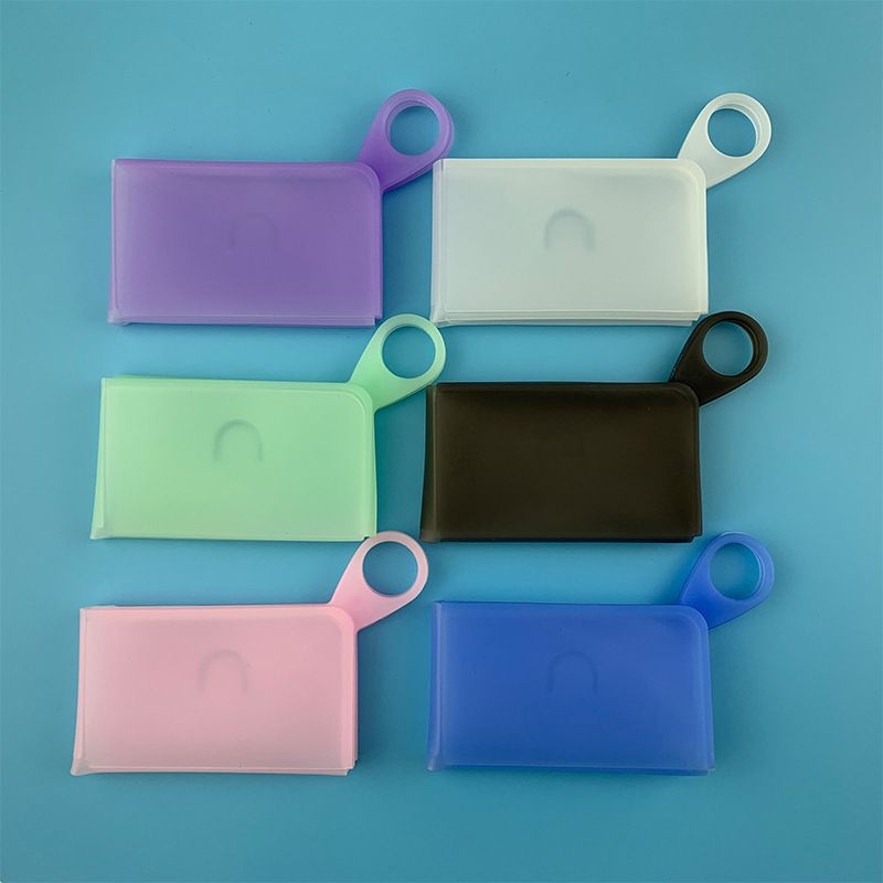 2021 New Pattern Mask Container Silicone Storage Box Face Masks Case