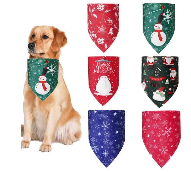pet christmas bandanas