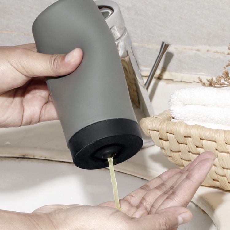 Detergente líquido Dispenser para Kitchen Sink Bathroom Counter, prende o sabão Mão, Hand Sanitizer, Fácil Squeeze Silicone Soap Dispenser Bottle