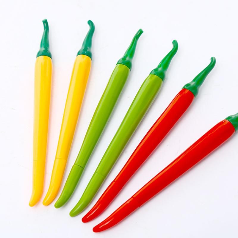 Wholesale Gel Pens 12/Funny Cute Pepper Pen Kawaii Stationery Store Back To  School Supply Kawai Stationary Office Accessory Thing Blue From Huweilan,  $36.33