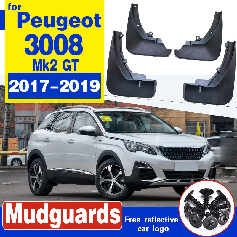 peugeot 3008 mud flaps