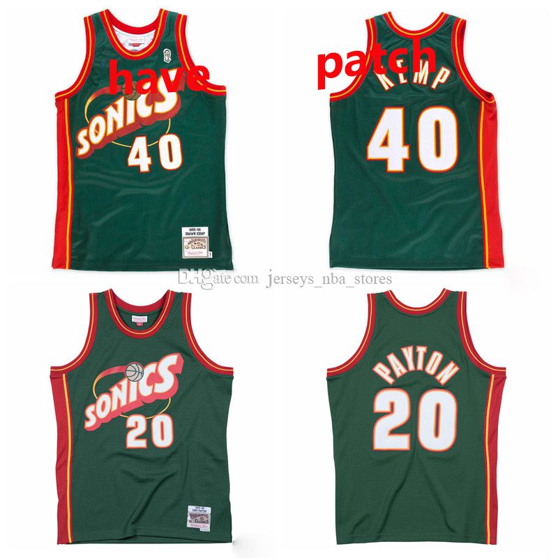 shawn kemp jersey white