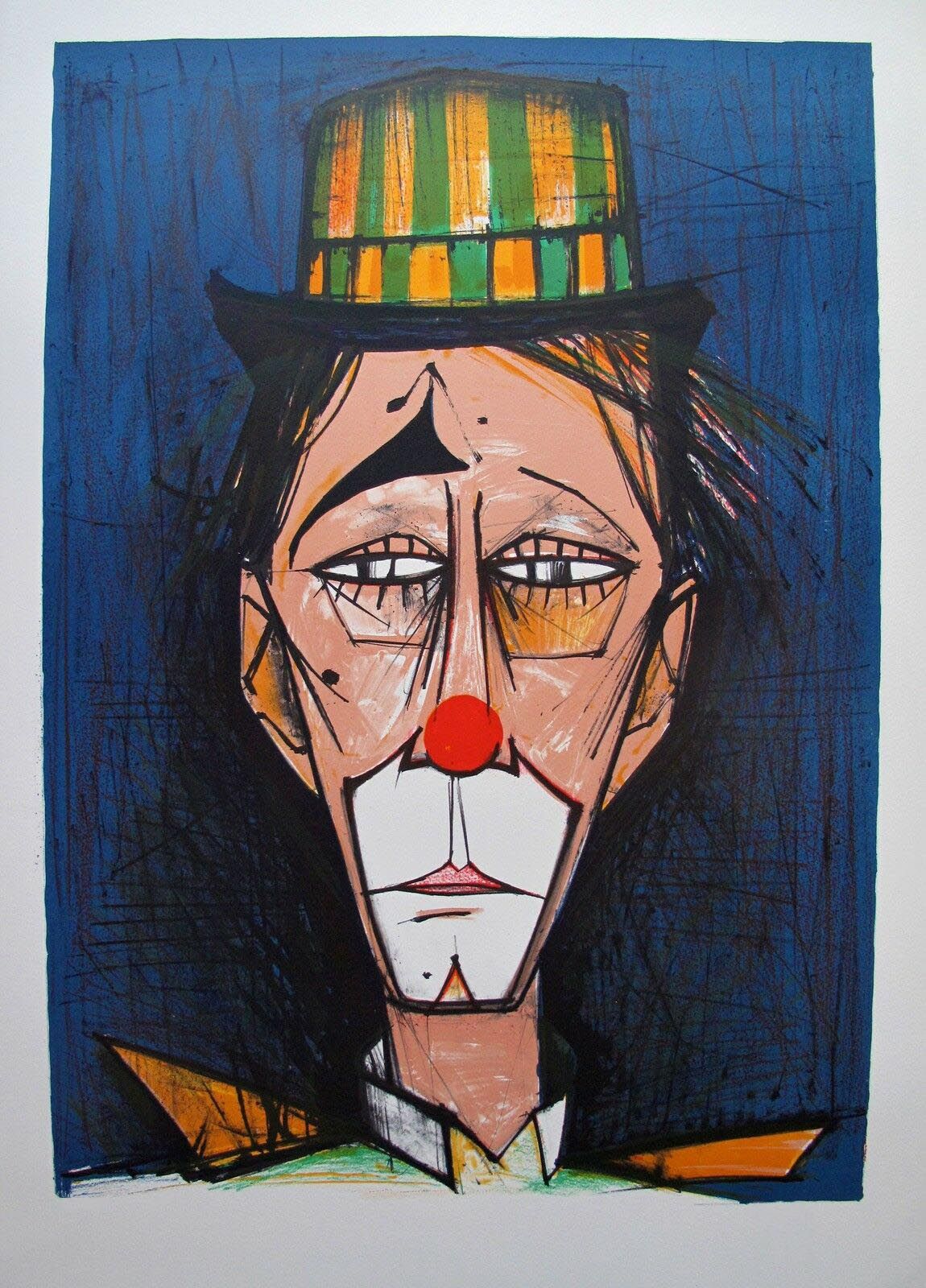 2020 V Beffa Clown Bernard Buffet Home Decor Handpainted Hd Print Oil Painting On Canvas Wall Art Canvas Pictures 200812 From N888 22 39 Dhgate Com