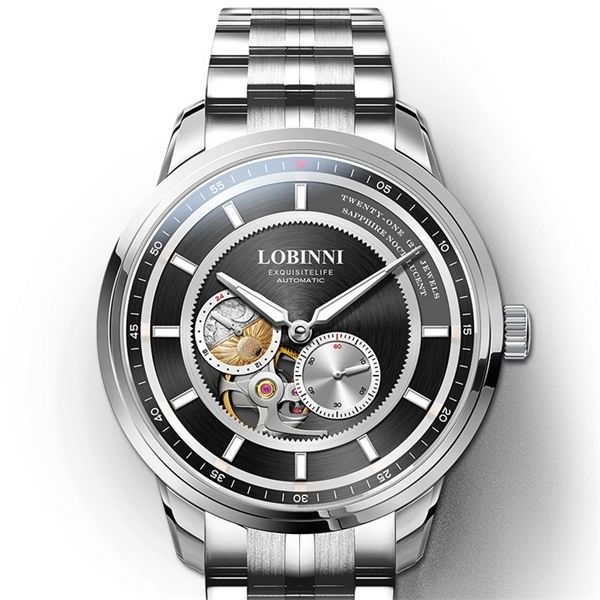 Acquistare LOBINNI Mens Orologi Da Polso, Automatici Uomini Orologio  Meccanico, Scheletro Orologio Impermeabile Svizzera Orologio In Acciaio  Inox Reloj 0922 Economico | Consegna Veloce E Qualità | It.Dhgate
