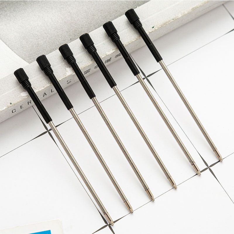 2020 Metal Ballpoint Pen Refills 9CM Black Ink Medium Roller Ball Pens