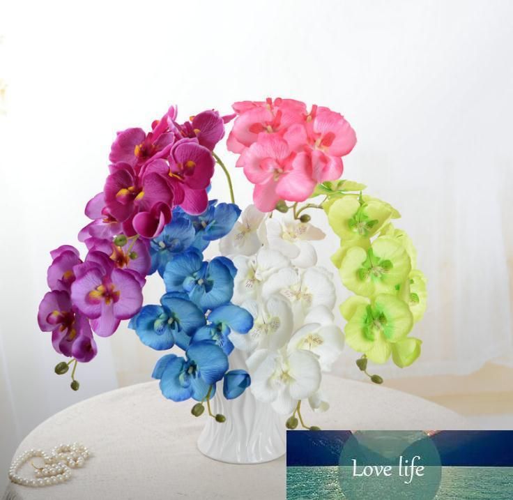 2020 Artificial Butterfly Orchid Silk Flower Home Wedding