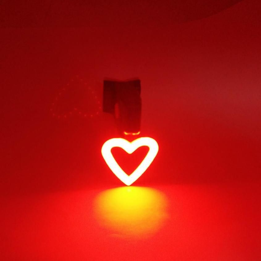 heart shaped bicycle light