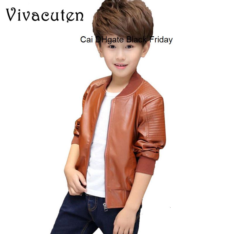 New Boys Pu Leather Jacket Spring Autumn Children Coat School Kids Waterproof Windproof Warm Outerwears Teen Boy Costumes H308 From Buygoodstoreso 18 4 Dhgate Com