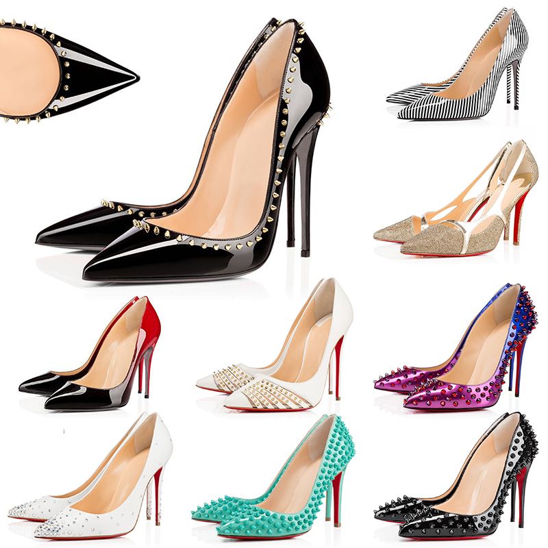 Acheter 2020 Femmes De Mode Bas Rouge Haute Heelos Dame Partie De Filles Chaussures Habillées De Marque De Mariage Talons Aiguilles Véritable En Cuir 8 10 12CM Eur 35 42 De 19,3 € Du Dhgate_chooes | Fr.DHgate.Com