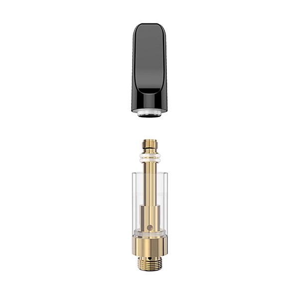 0.5ml gold with ceramic black tip