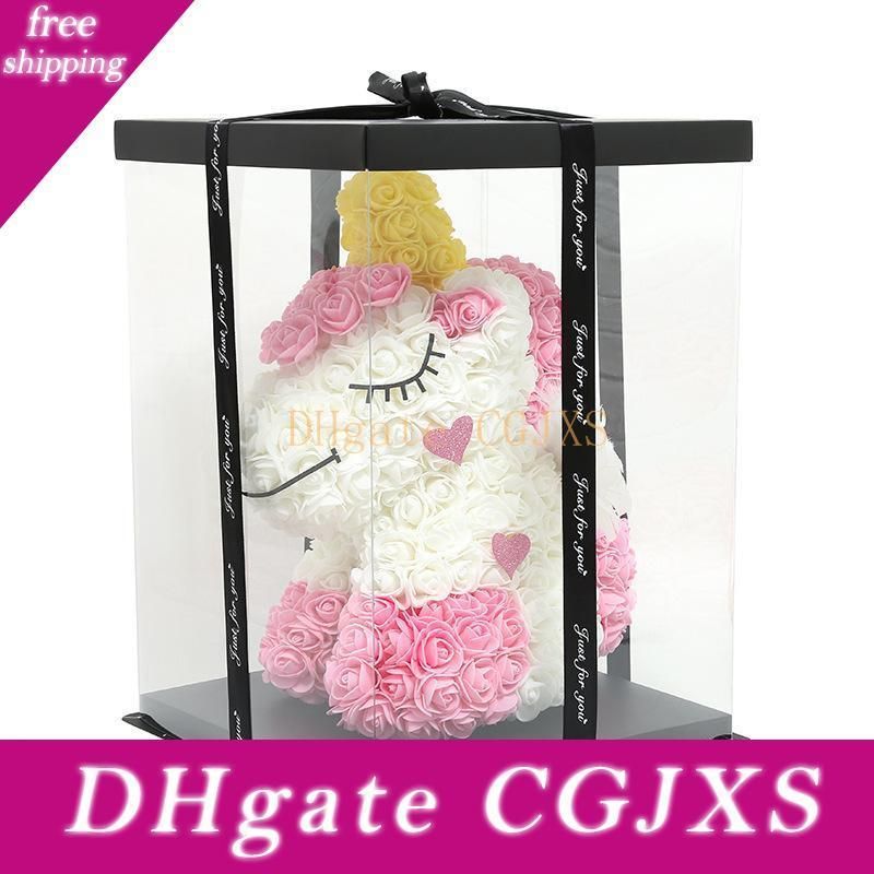 Artificial Flowers Rose Unicorn Multicolor Plastic Foam Rose Flower Valentines Day Gift Birthday Party Decoration Novelty Item Gga2904 Novelty Gifts For Men Novelty Gifts For Women From Cslikdd 115 08 Dhgate Com