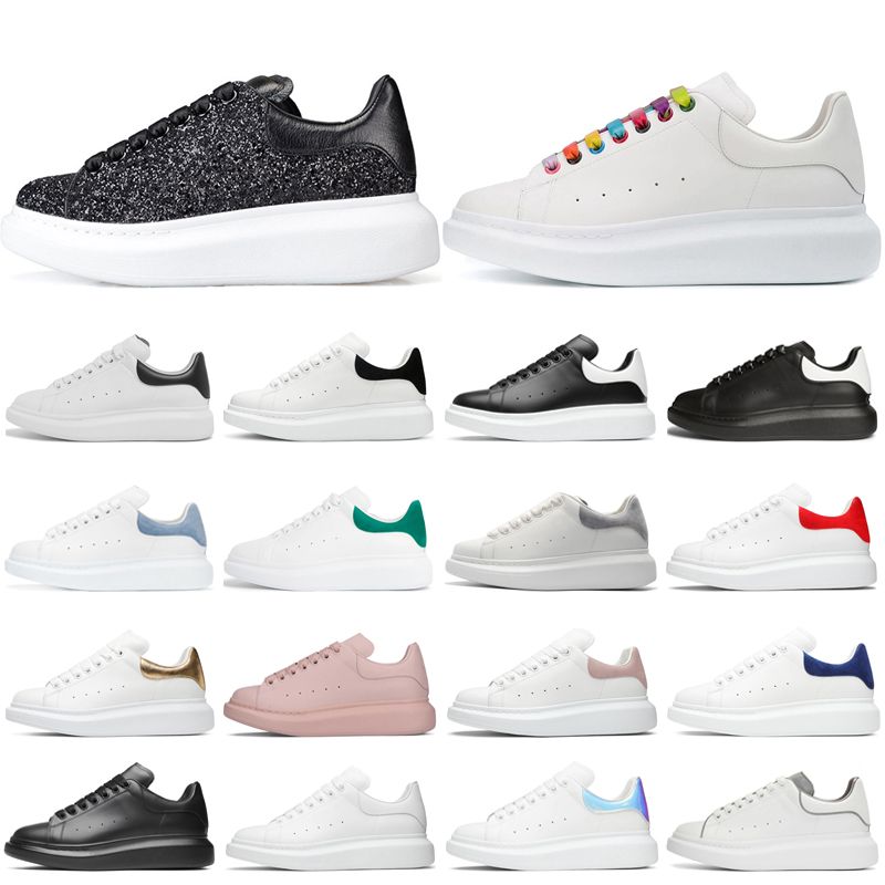 triple black leather trainers