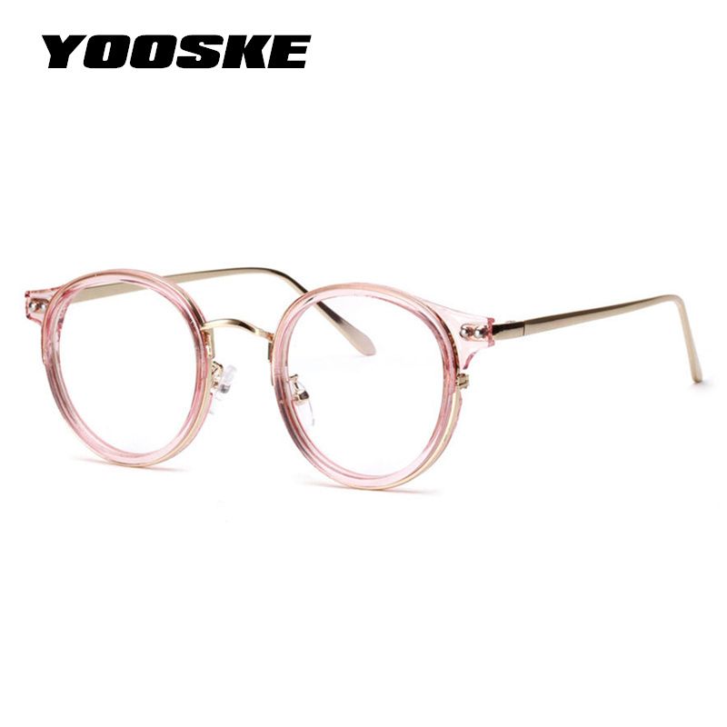 clear round eyeglasses