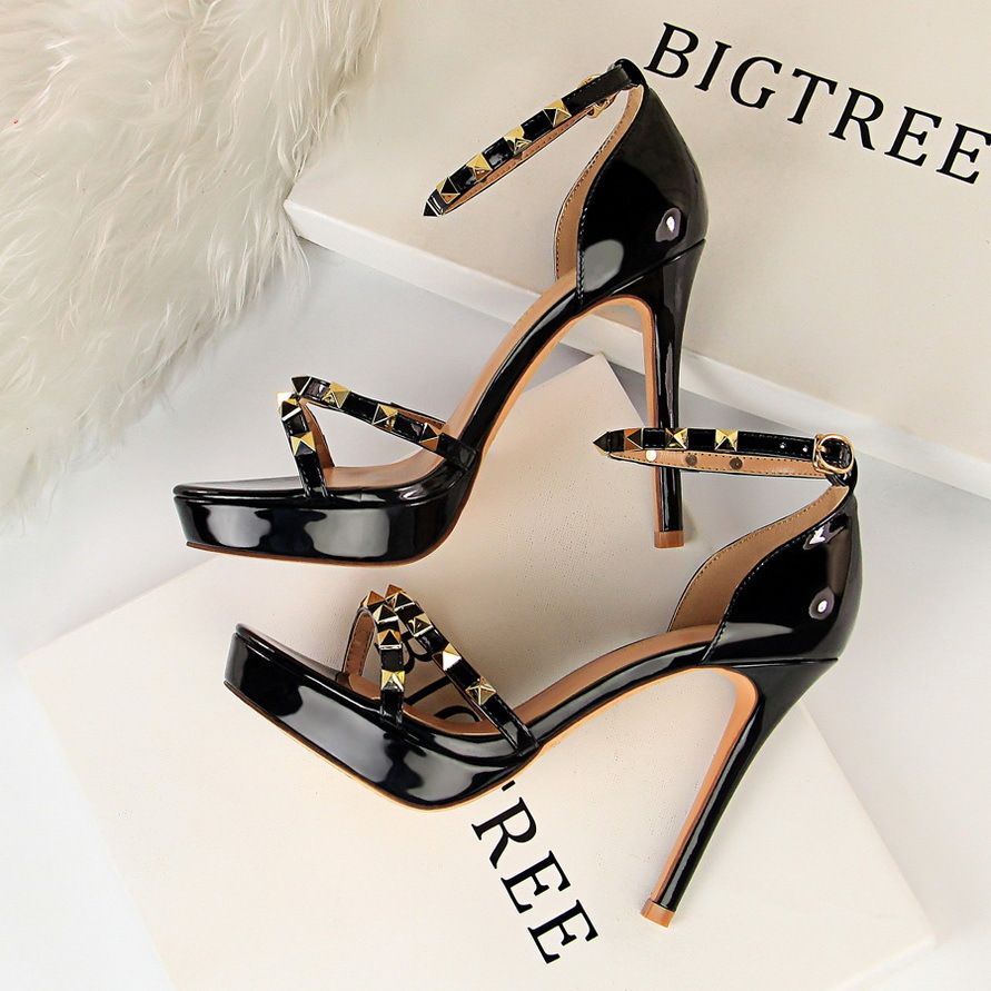 thin platform sandals