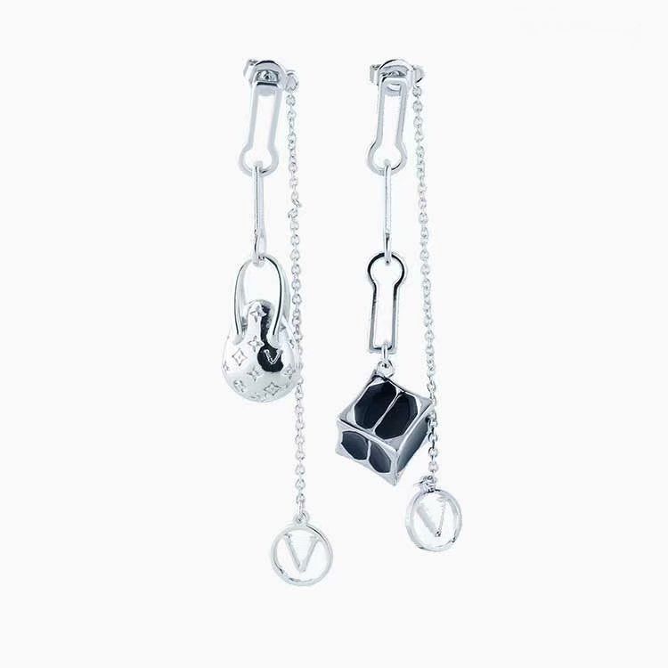 Earrings/White gold