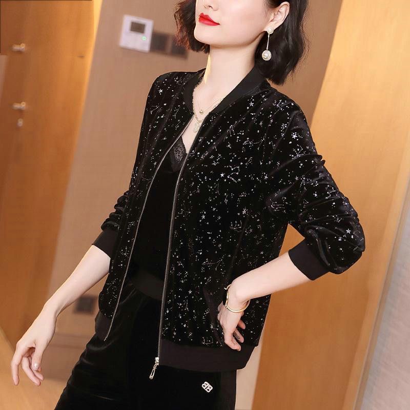 black sparkly jacket