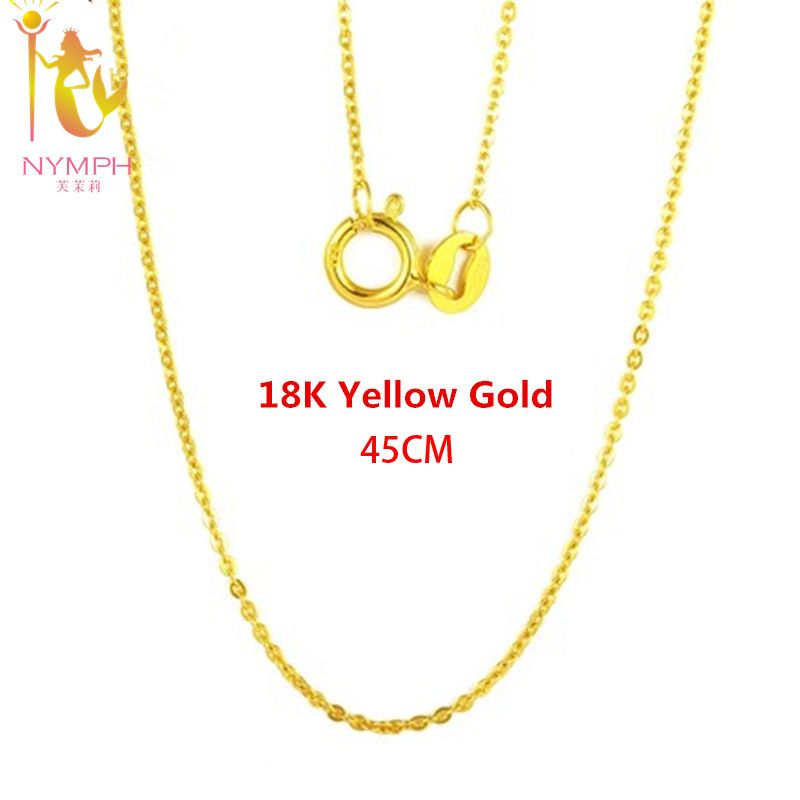 18k oro giallo 45 centimetri