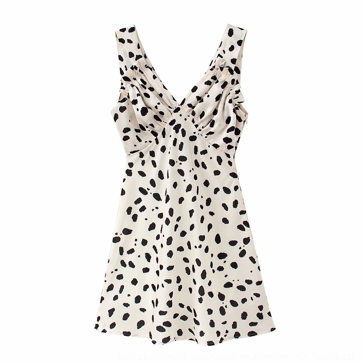 leopard print vest dress