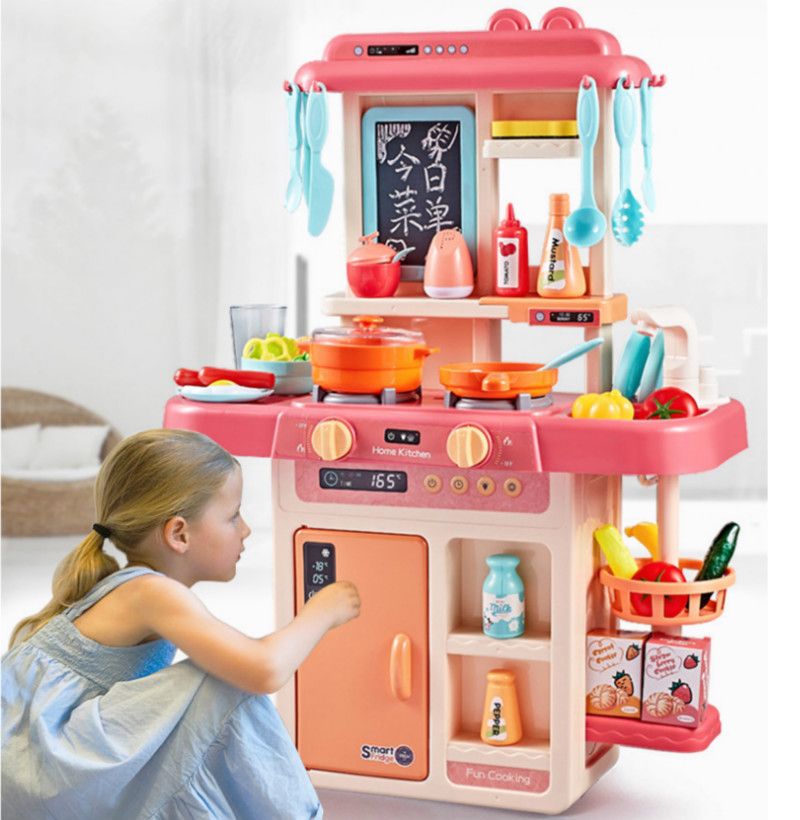 cocina de juguete con agua