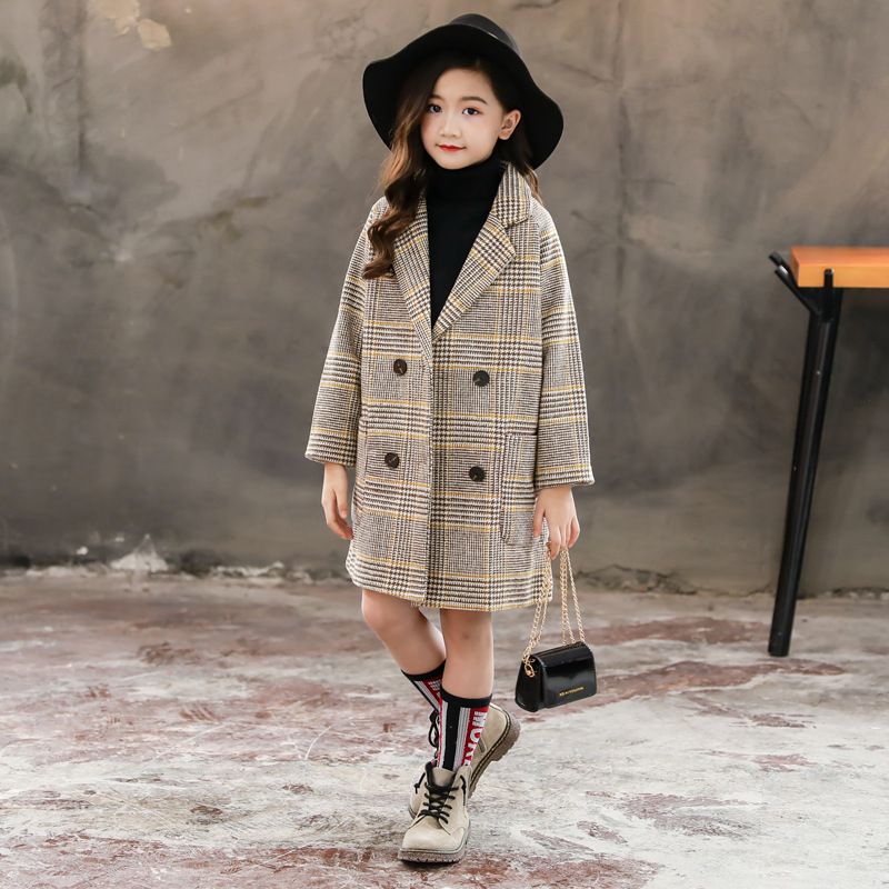Kinlene Vestiti Caldi del Cappotto della Giacca del Bottone del Rivestimento del Mantello del Rivestimento Esterno del Bambino delle Ragazze di Autunno-Inverno 