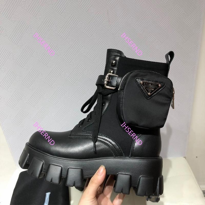 Compra Prada Boots De Diseño De Moda Para Mujer Monolito Motocicleta Botas  Luxe Negro Rodilla Alto Tamaño Bolsa De Botas De Plataforma Alta Calidad 35  40 Barato | Entrega Rápida Y Calidad | Es.Dhgate