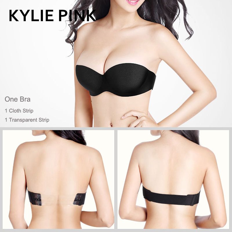2pcs Sutiã Push Up Sutiã Invisível 2pcs Sutiã Push Up Sutiã Invisível