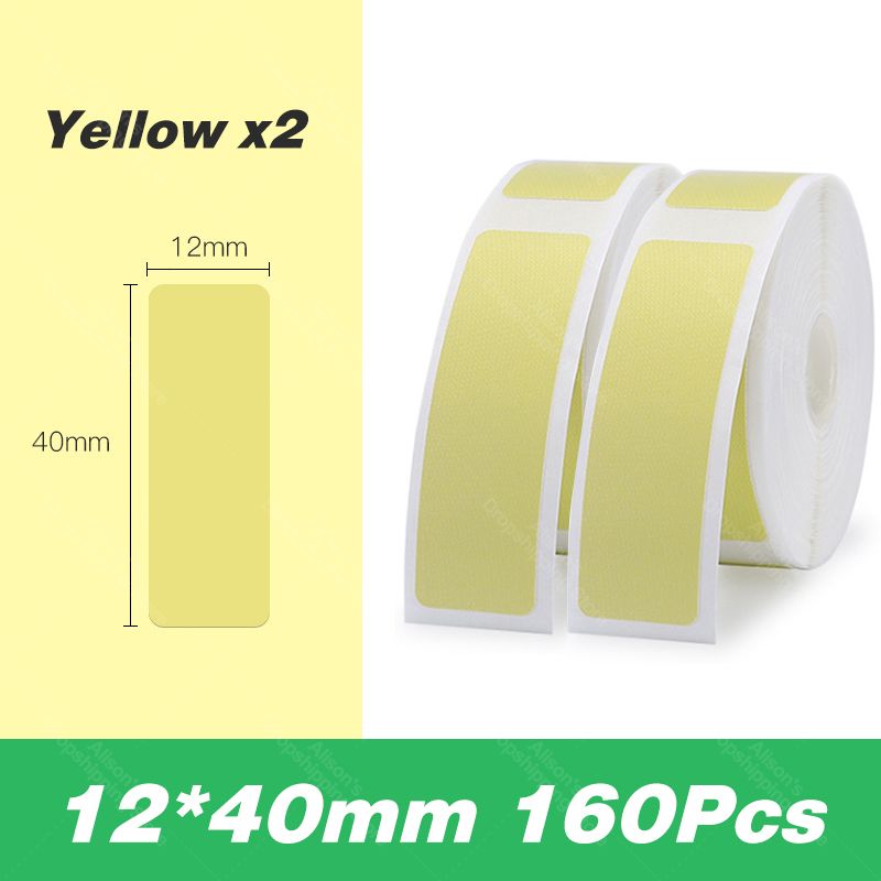 Amarelo 12x40 160pcs