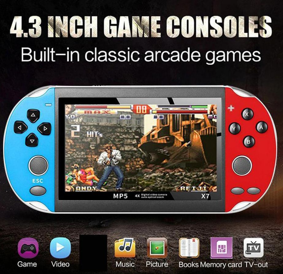 New Portable X7 Game Player 8GB Mini Handheld Game Console With 4.3inch TFT  Screen LCD Display Entertainment MP5 Video System Kids Gift From Besbuy,  $25.82 | DHgate.Com