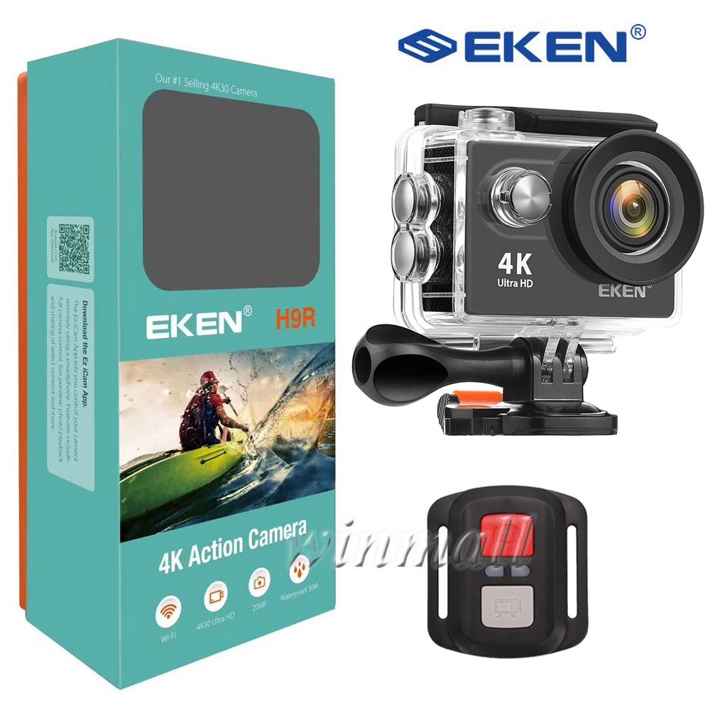 Oposición innovación Incompetencia Original Eken H9R Control remoto Ultra HD 4K Cámara de acción WIFI 2.0  "170D Casco de deporte impermeable submarino bajo el agua Mini DV