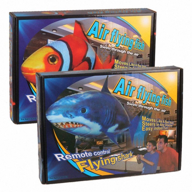 creative remote control inflatable shark toy ball