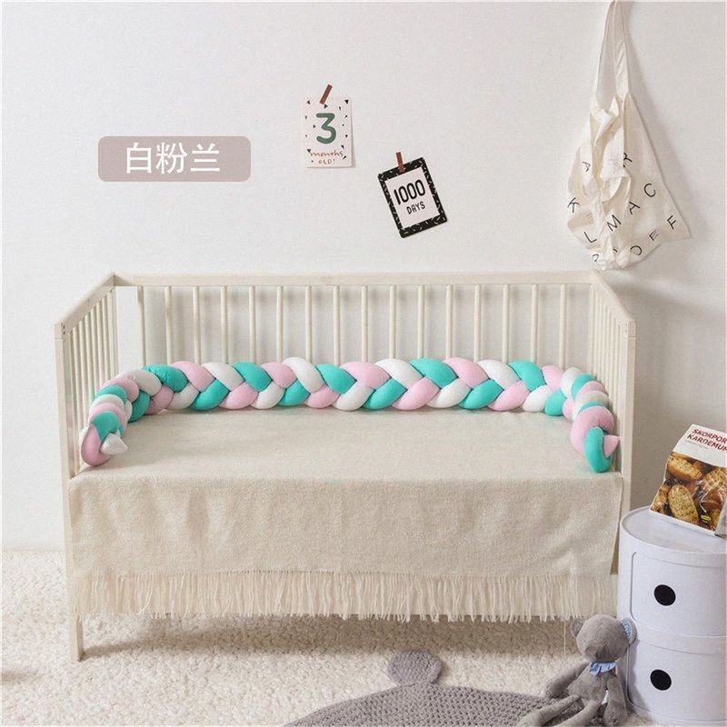 knotted baby crib bumper