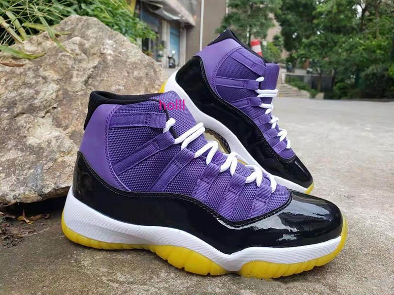purple and black 11s