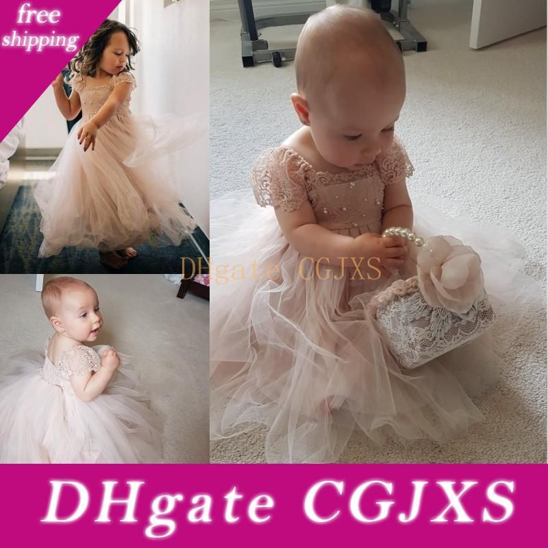 baby girl blush dress