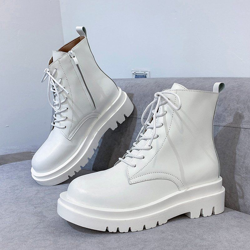 soft black leather booties