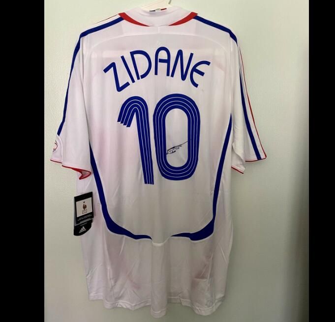 zidane 2006 world cup jersey