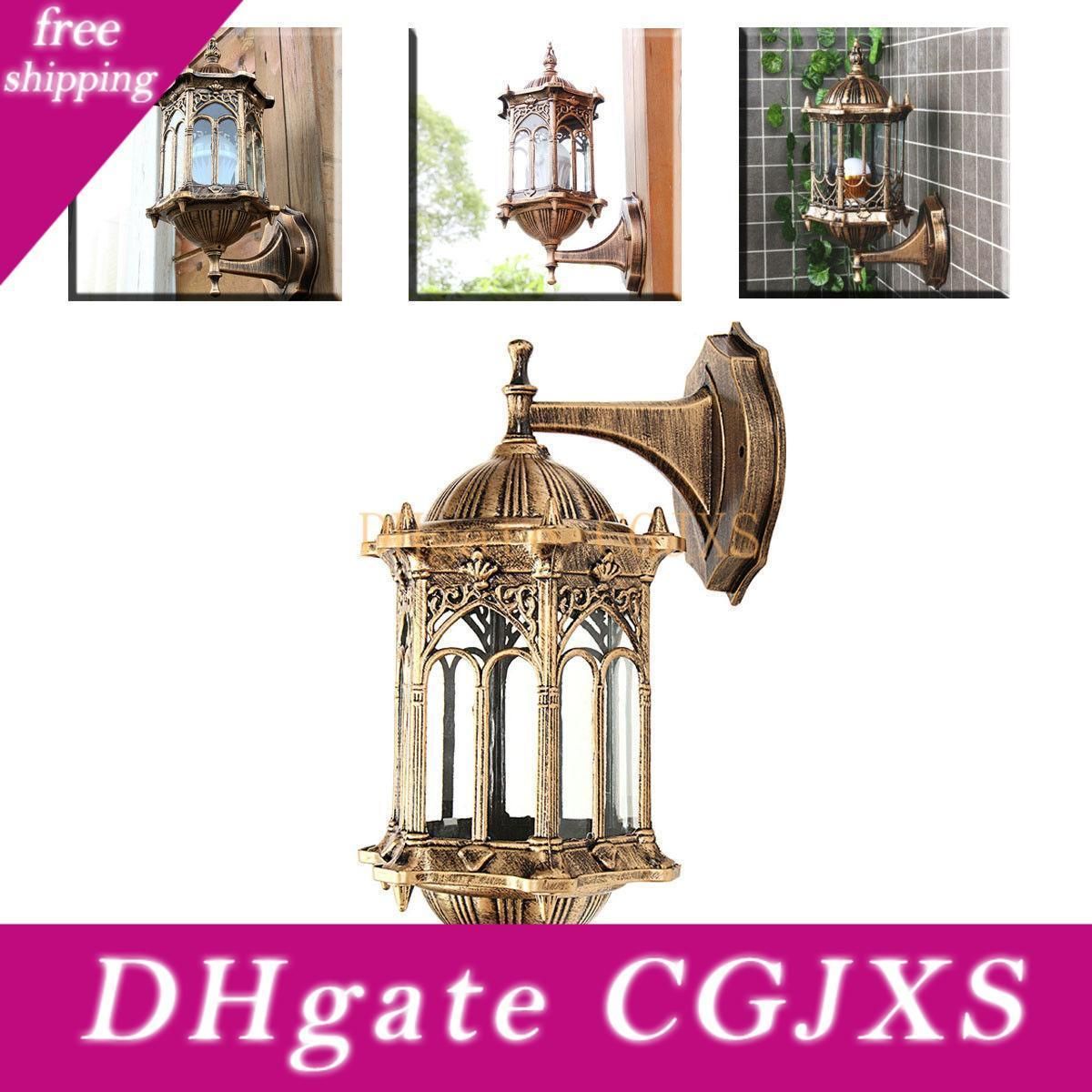 2020 Outdoor Lantern Wall Sconce Porch Light Lamp Antique Wall Lighting Exterior Fixture Vintage Classical Waterproof Wall Lamps From Ttuuxxtt 22 45 Dhgate Com