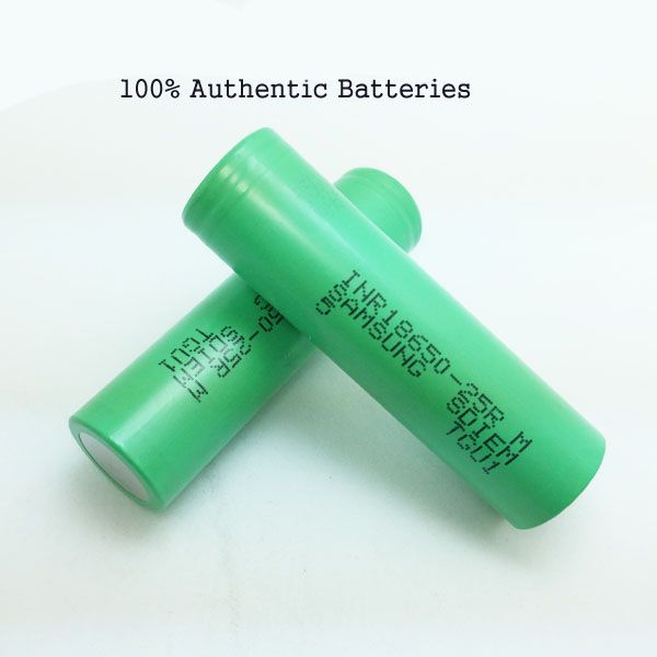 original samsung 25r 18650 rechargeable