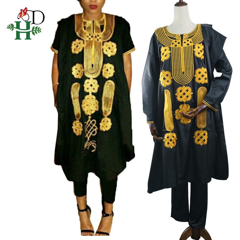 black and gold african dress