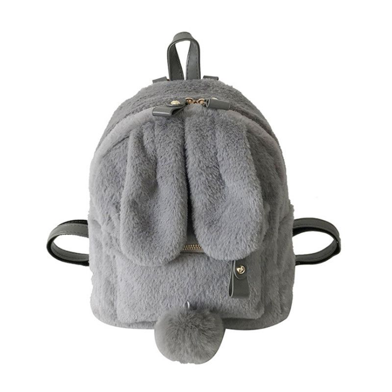 girls furry backpack