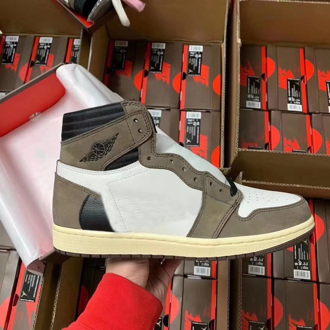 Best NEW! Travis Scotts X 1 Low Cactus Jack Zipper Running Shoes