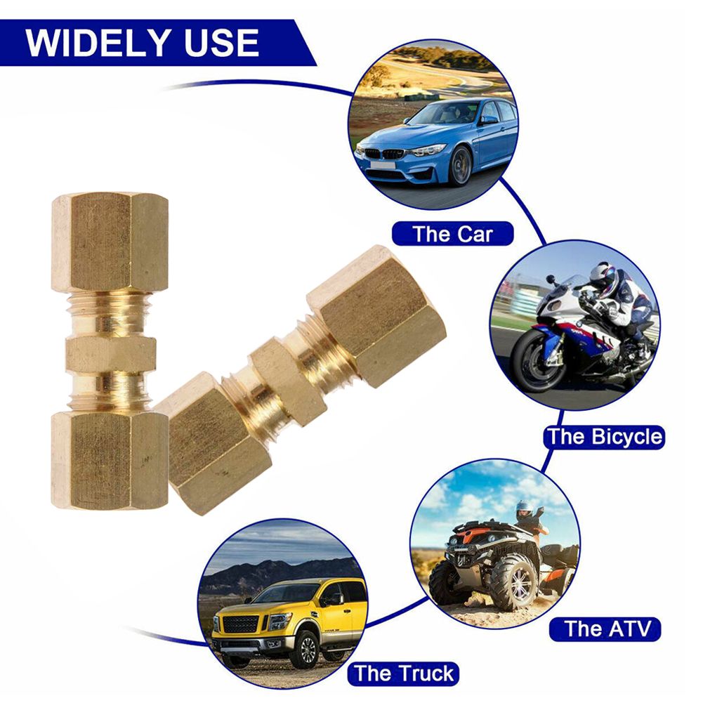 2021 Brass Compression Fitting Connector 3 16 Od Hydraulic Brake Lines Union From Mmh Mashallah 12 07 Dhgate Com