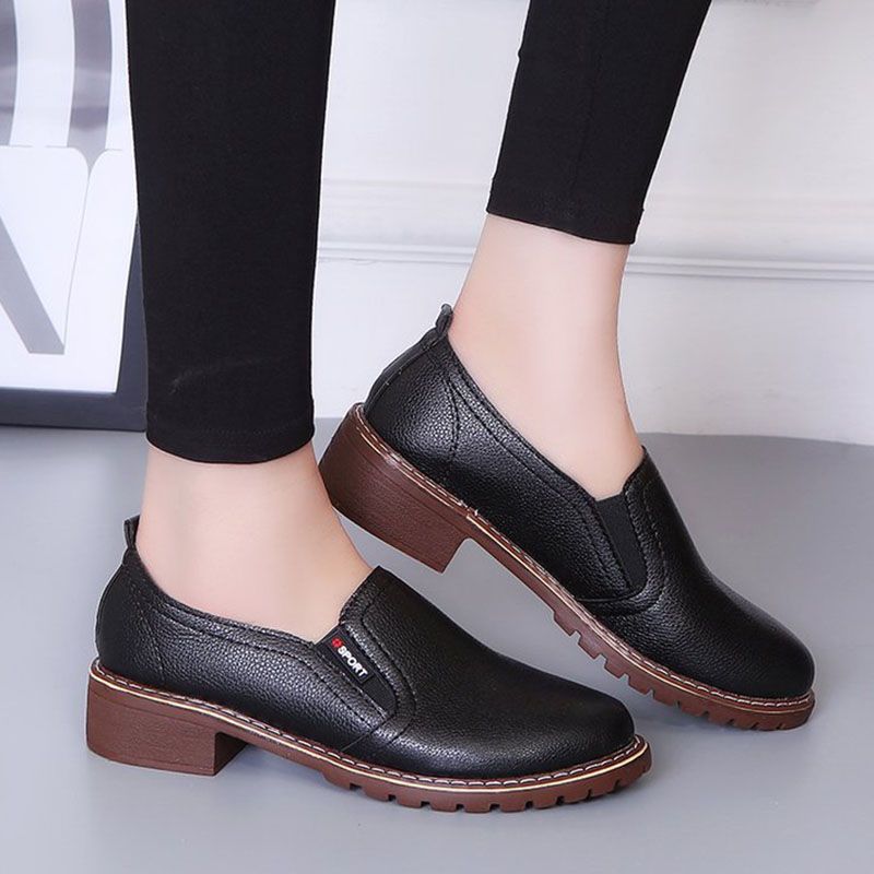 flat navy shoes ladies