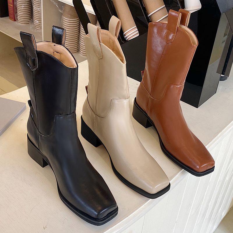 soft leather cowboy boots