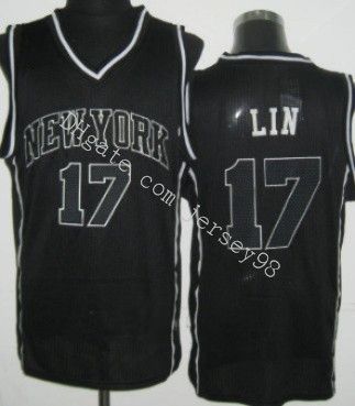 New York Knicks #17 Jeremy Lin Revolution 30 Swingman Green Jersey